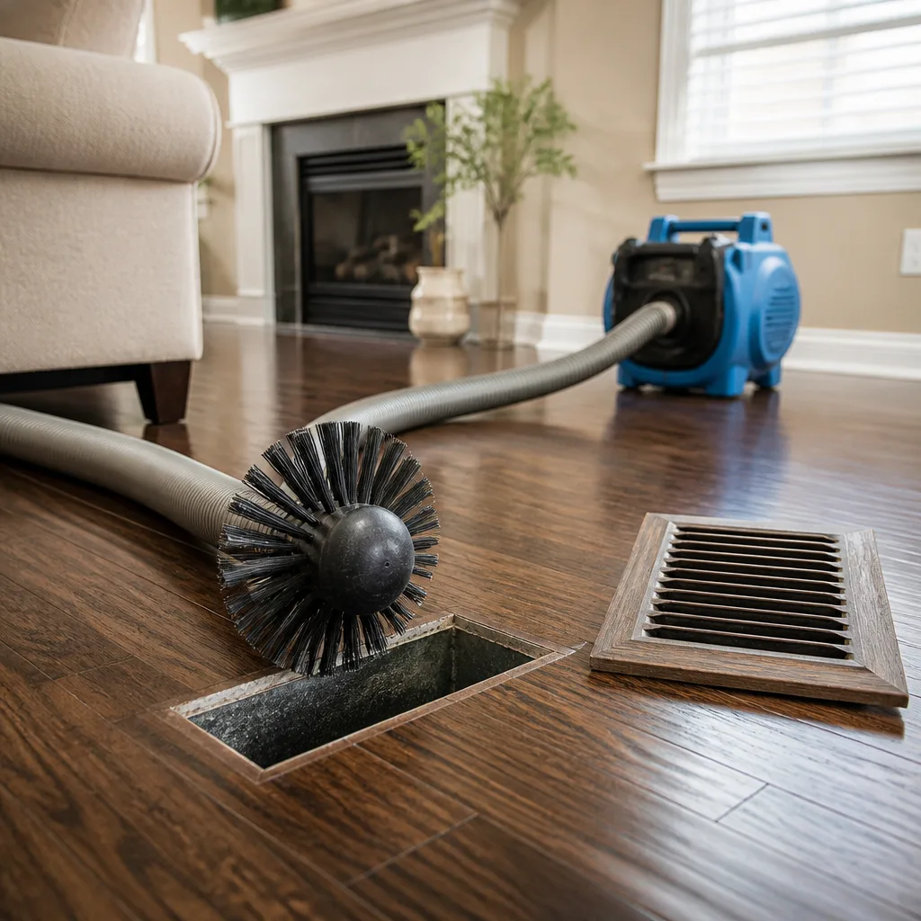 Whole-home duct cleaning